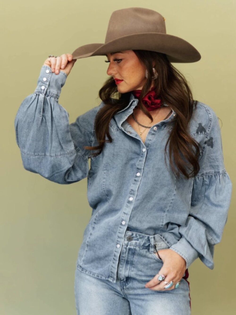 Heritage Denim Top